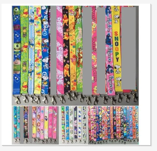 100 шт./партия японский аниме разноцветные ремешки на шею мобильный телефон