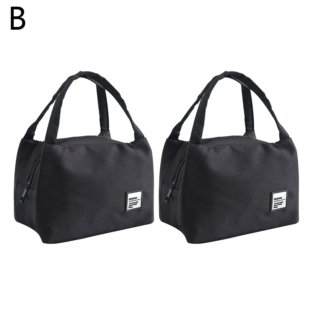 Портативная Изолированная Холщовая Сумка для ланча Термосумка еды пикника сумки