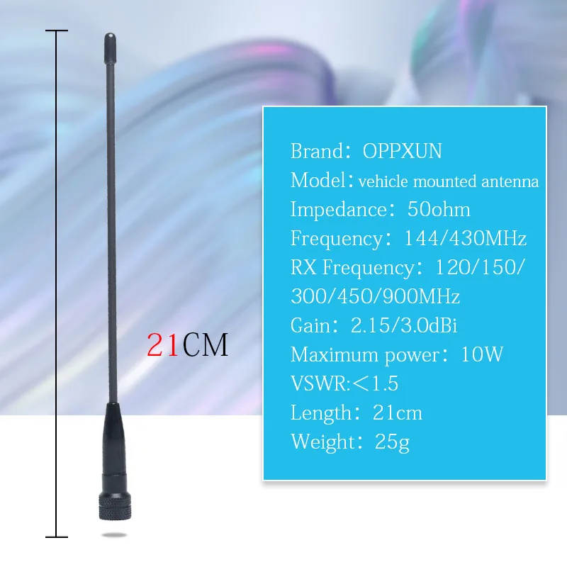 2021 горячая Распродажа OPPXUN 669C SMA-male Гибкая VHF/UHF Двухдиапазонная портативная