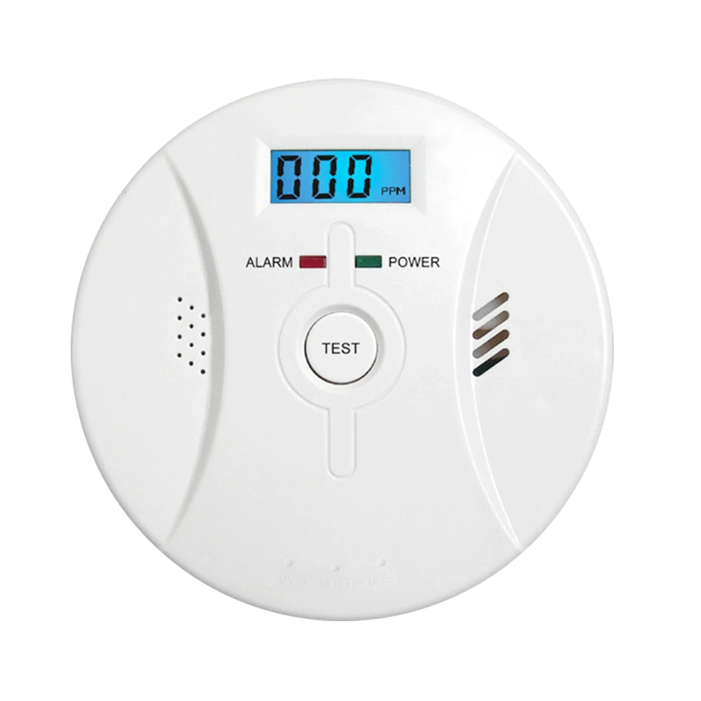 

Sensitive Home CO2 Sensor Detector Wireless CO Carbon Monoxide Poisoning Smoke Gas Sensor Warning Alarm Detector LCD Indicator