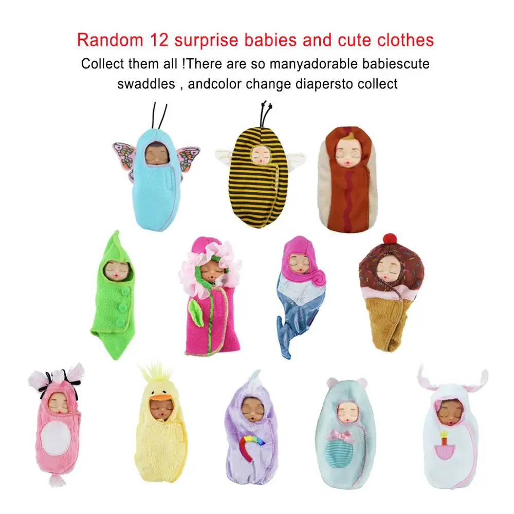 Горячие Новорожденные куклы сюрприз Игрушки для девочек разворачивать пучок с