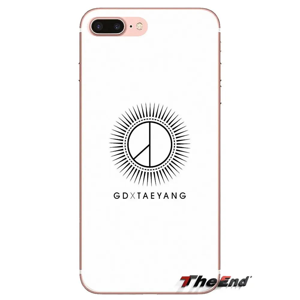 Прозрачный чехол из термополиуретана с мешок kpop bingbang GD логотип для htc один U11 U12 X9 M7