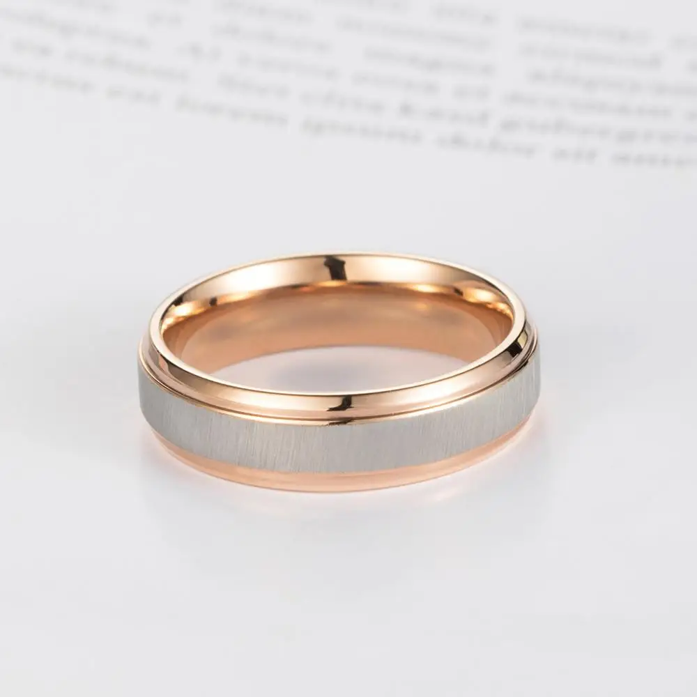 Высококачественные обручальные кольца для возлюбленной пары Tock из нержавеющей
