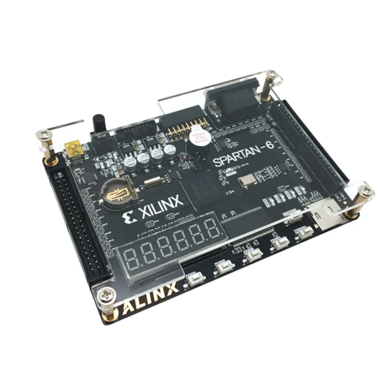 

spartan 6 FPGA kit FPGA spartan 6 XC6SLX9 development board + Platform USB Download Cable+8 bit AD/DA Module