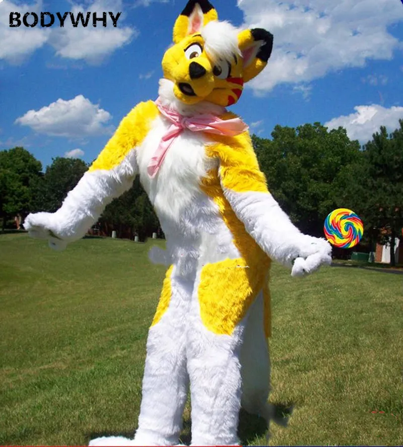 Костюм талисман ручной работы из длинного меха|Талисман| |