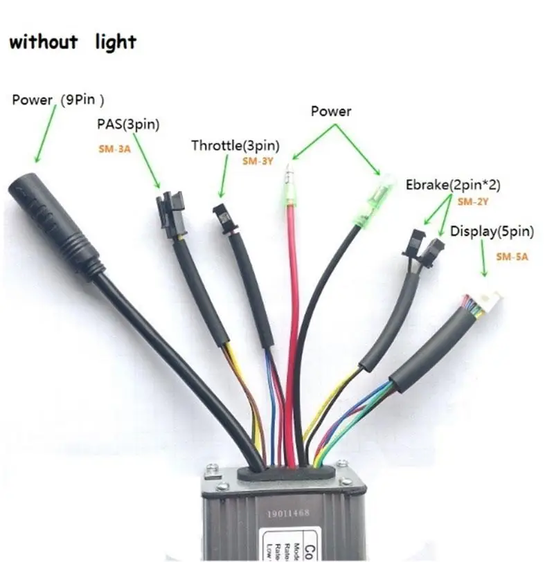 Аксессуары для электровелосипеда со светодиодным ЖК-дисплеем и контроллером
