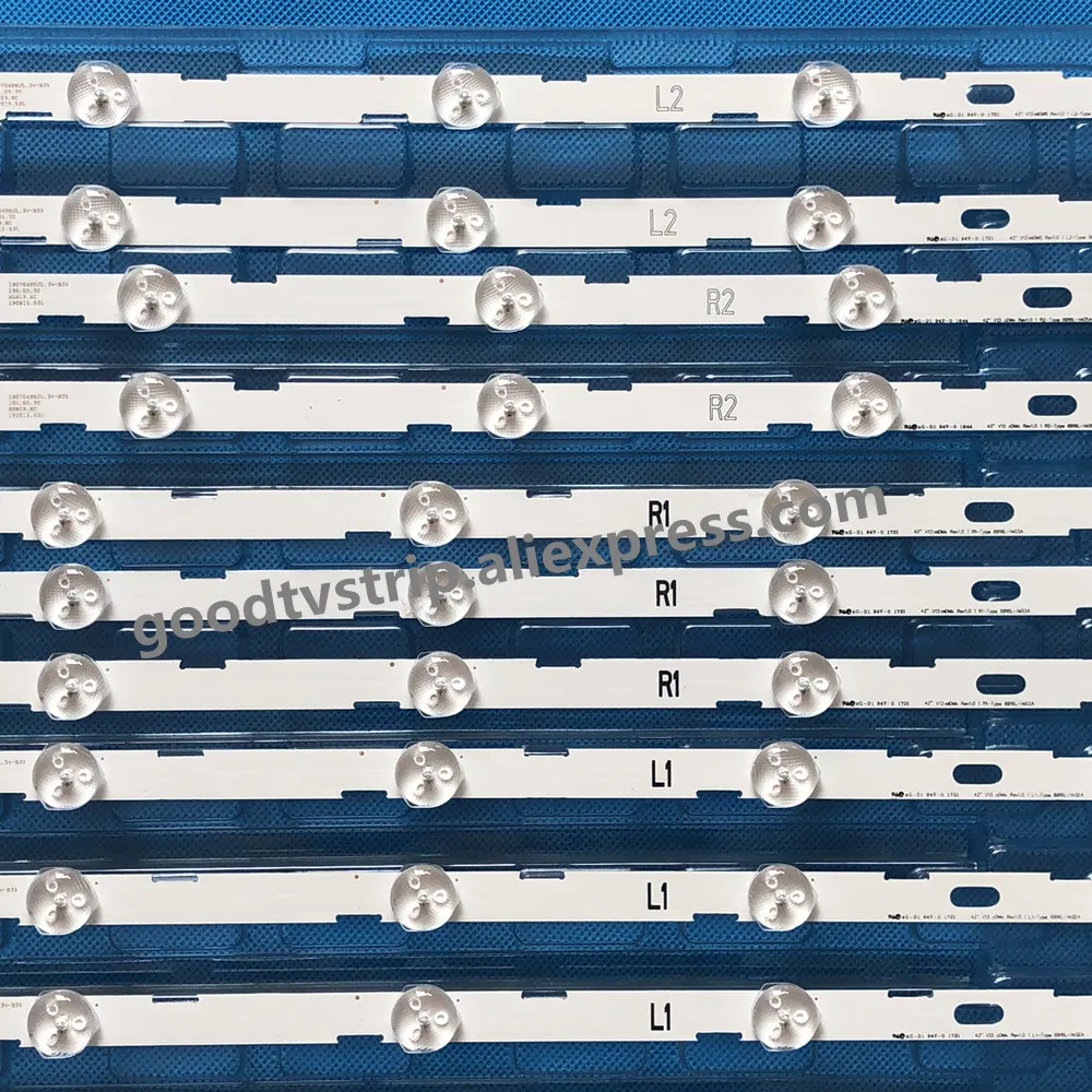 839 мм светодиодный Подсветка полосы 10 s для LG 42 дюйма ЖК дисплей ТВ 42LN5200 6916L 1402A 1403A