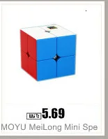 Qiyi Neo Cube 2x2 Gan волшебный куб 2 на 2 куб 50 мм скоростная карманная наклейка Головоломка Куб профессиональные Развивающие игрушки для детей