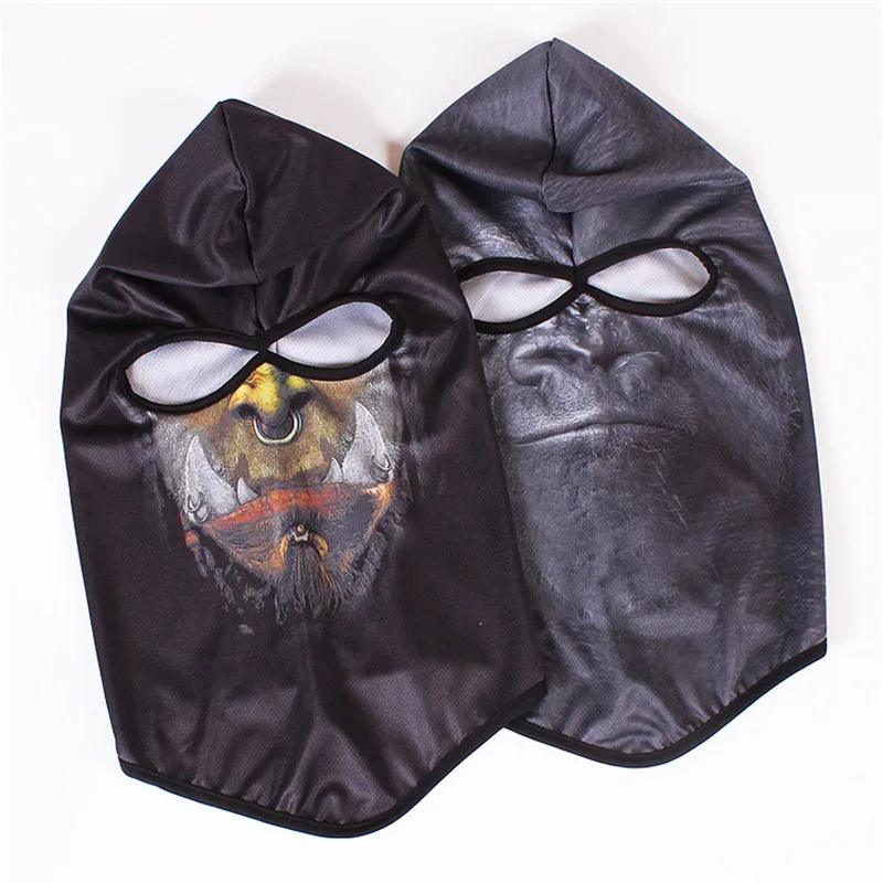 Мотоциклетная маска на все лицо брикет для мотоциклиста с 2 отверстиями