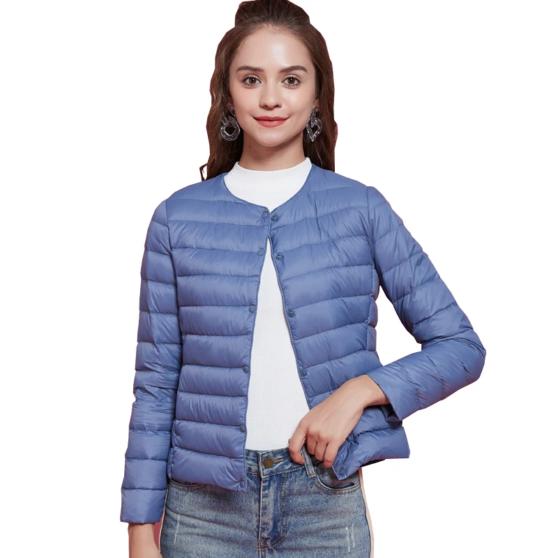 

Winter Womens Warm Coat Outwear Women Jacket Down Parka Nice Casual Basic Ultralight Duck Jacket Portable Windbreaker Plus Size