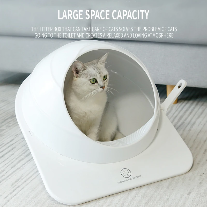 Контейнер для туалета домашних питомцев антибрызгивающий туалет кошек и собак