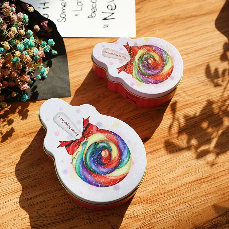 Рождественские подарочные коробки леденец Оловянная конфетная упаковка коробка