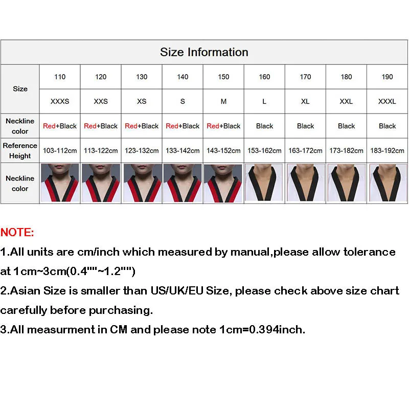 Мужская одежда для тхэквондо взрослых и детей костюм Каратэ Боевые искусства