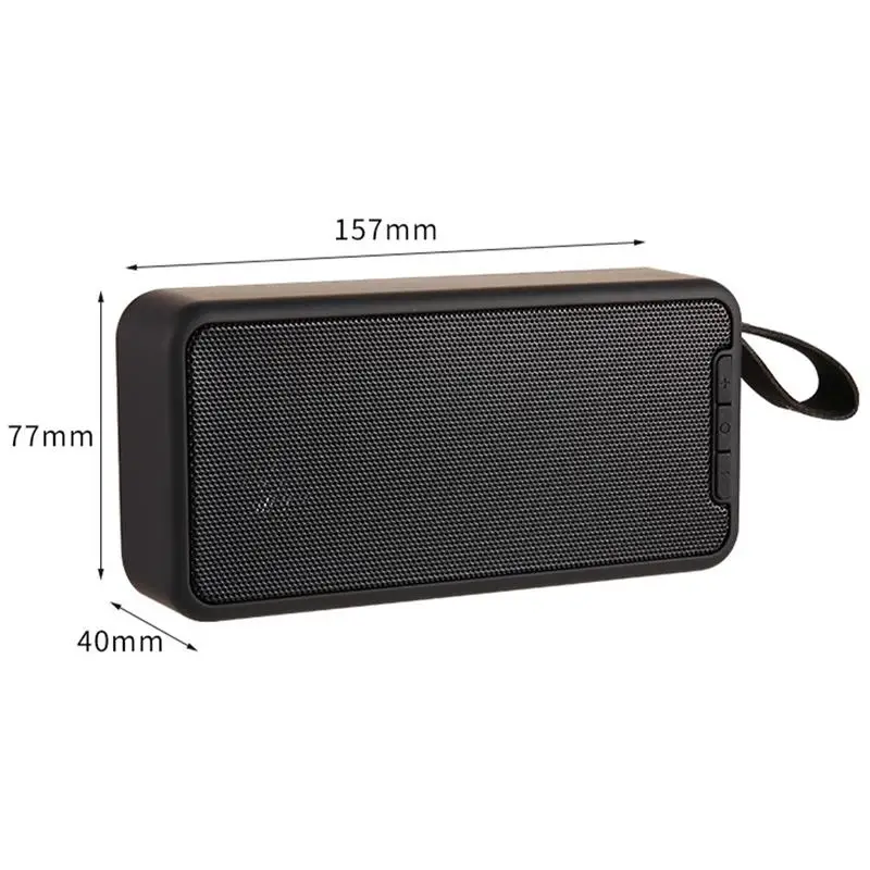 

Portable Wireless Bluetooth Speaker Support FM Radio TF Card U Disk AUX Input Bluetooth 5.0 Connection