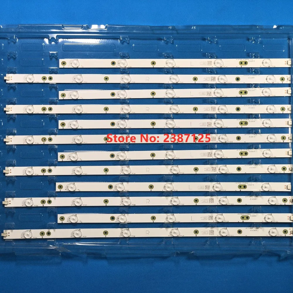 1 набор(12 шт) Светодиодные ленты для 5" ТВ LC-50LB371C LC-50LB481C YX-50018014 TT5004C TT5008T 50PFT5300 500TT64 50PUT6400