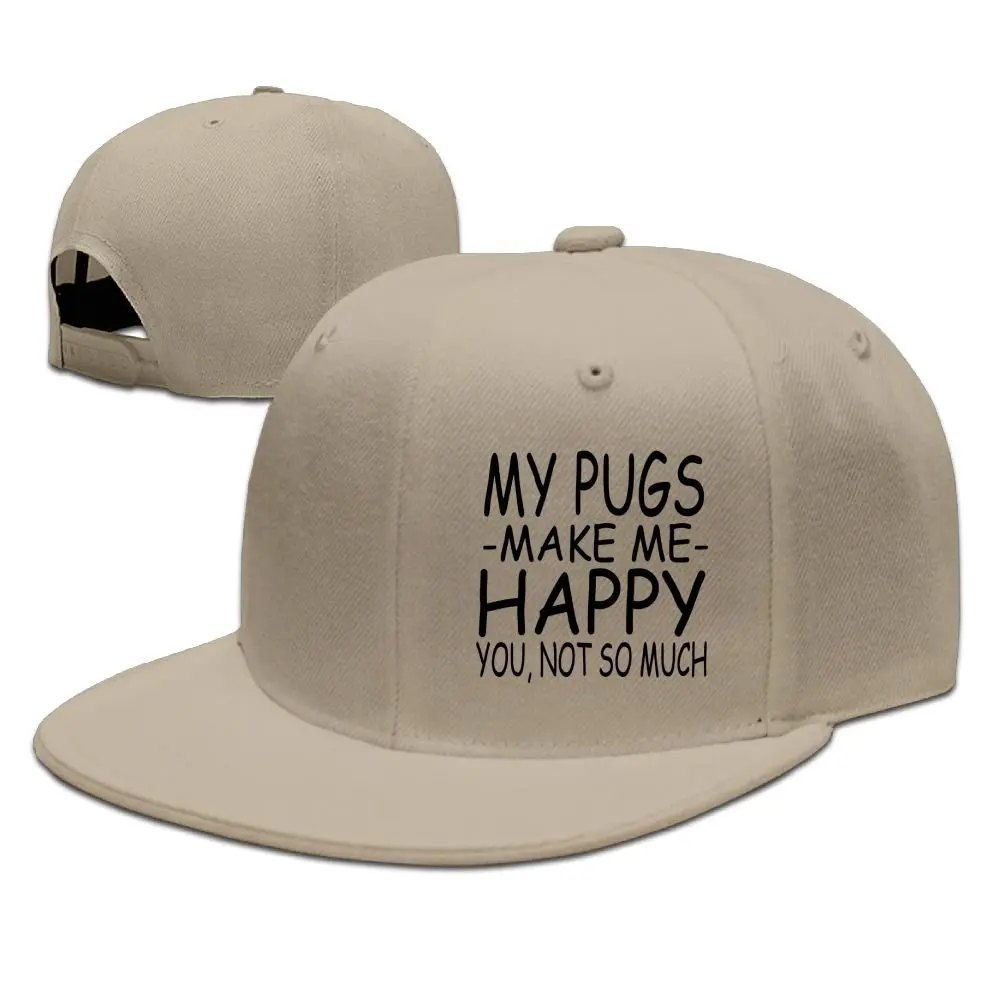 Moug Make Me Happy You Not So Much унисекс Регулируемая плоская бейсболка | Аксессуары для