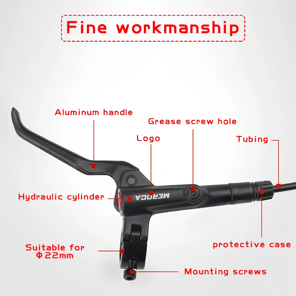 M8000 Bicycle Brake Mountain Bike Hidraulic Disc MTB DH AM FR Oil Pressure Caliper Clamp 800/1400MM | Спорт и развлечения