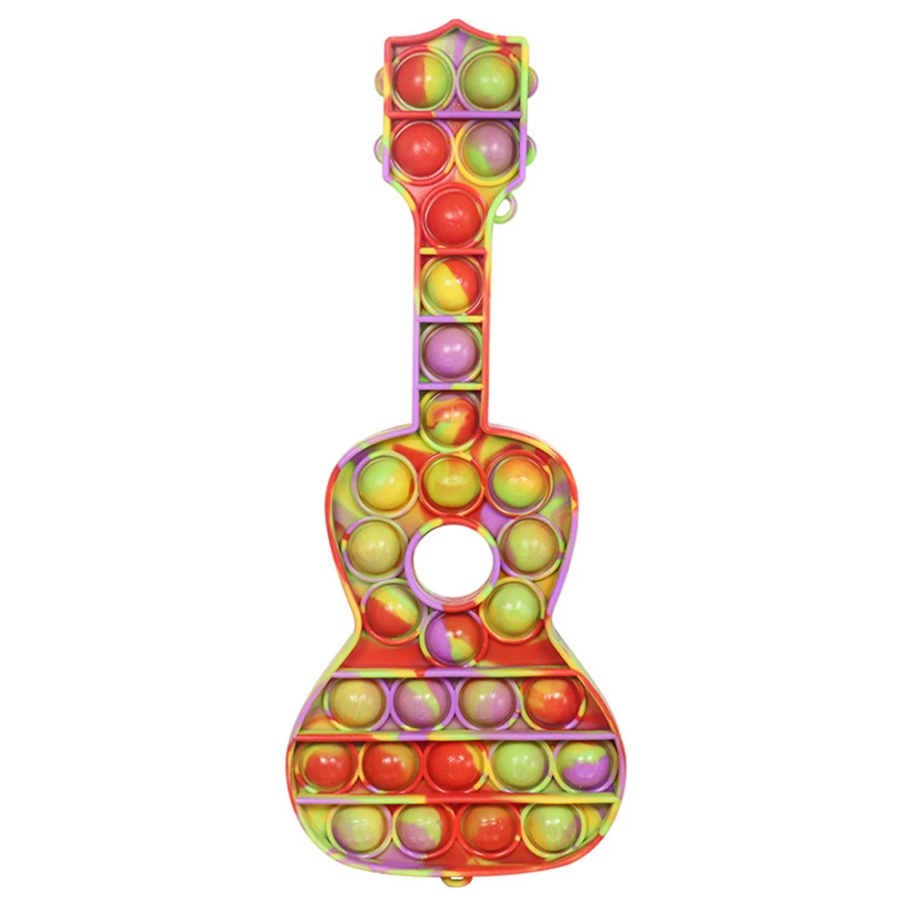 

Rainbow Push Bubble Toy Fidget Reliver Stress Toys Strawberry Pineapple Ice Cream Push Bubbles Dimple Toy Keychain
