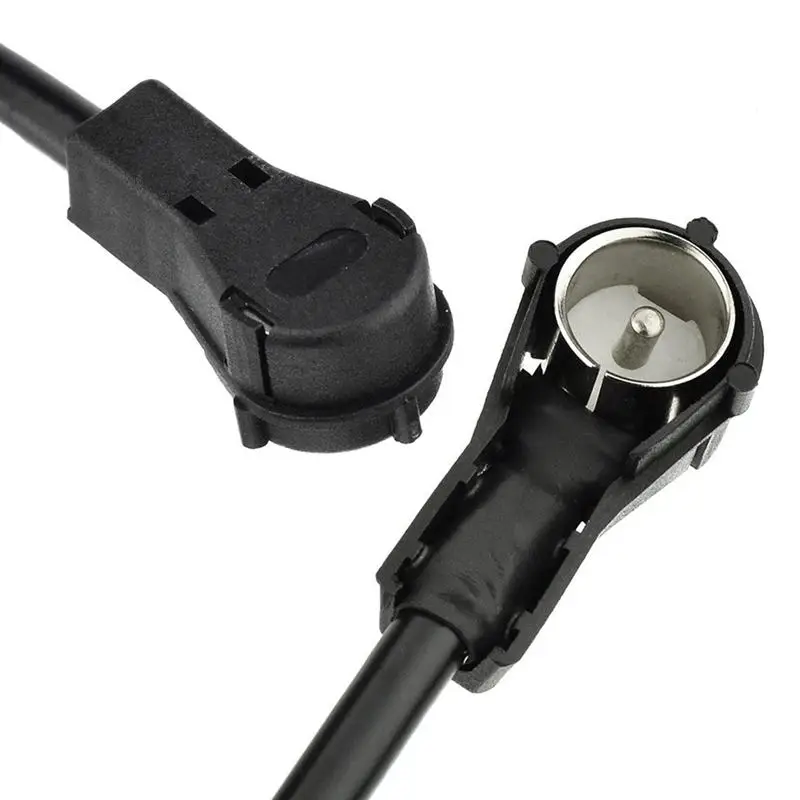 Car AM FM DAB Radio Aerial Antenna Coax 30cm Adapter Lead DIN 41585 to ISO Plug for AUDI SEAT SKODA SMART VW Ford | Автомобили и