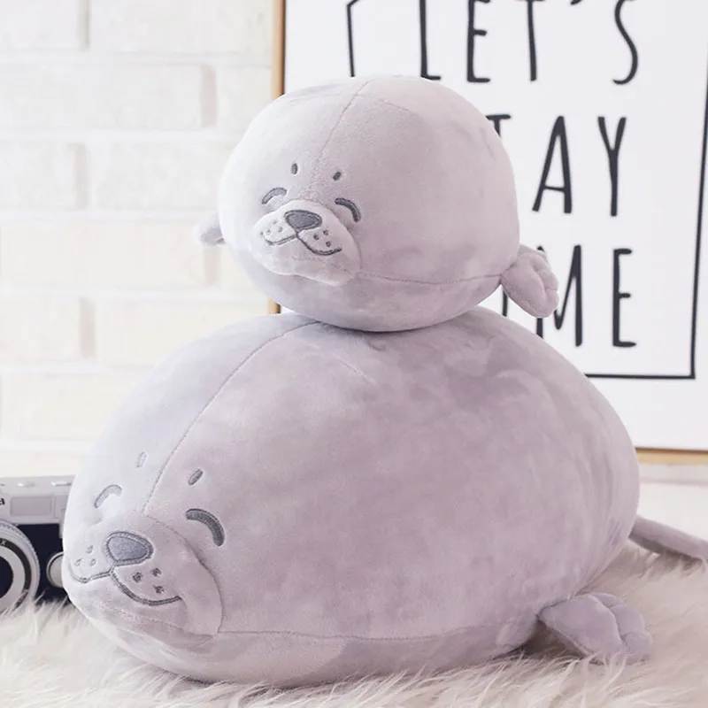 Kawaii мягкий морской Лев плюшевый игрушки 35 65 см морские игрушечные печати милая