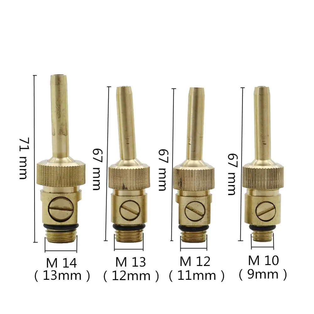 2 шт. декоративные 1/4 &quotM10 M12 M14 водные магистрали из Желтой меди с Шторы ватерлинии