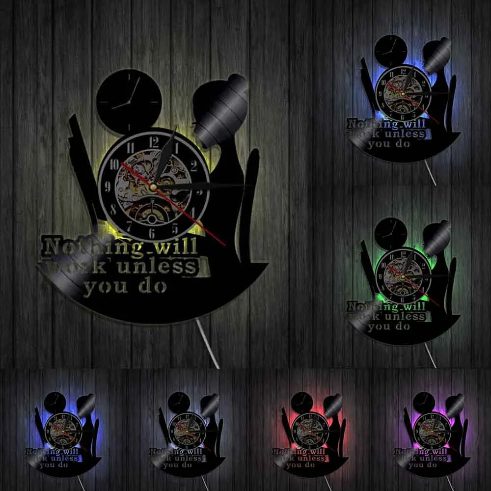 Ничего не сработает если вы сделаете вдохновляющие настенные часы с цитатами Maya