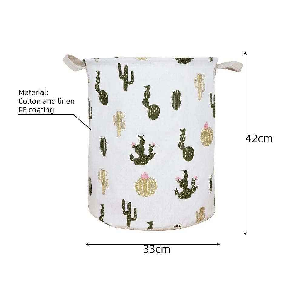 

Foldable Laundry Basket Storage Basket Fabric Waterproof Storage Bag Clothes Toy Storage Basket Large