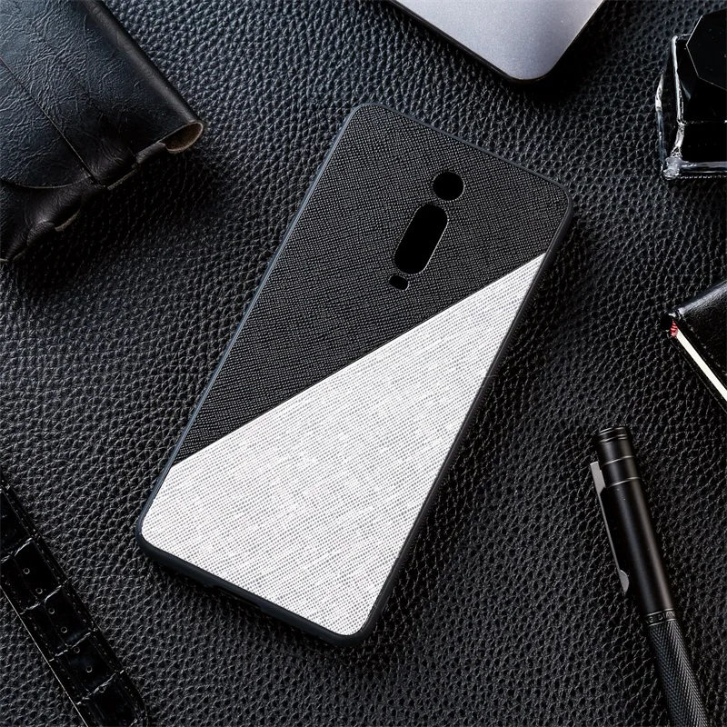 For Xiaomi Redmi K20 Pro Case Luxury Double Color PU Leather Soft TPU Back Cover Cases 9T mi Fundas Shell |