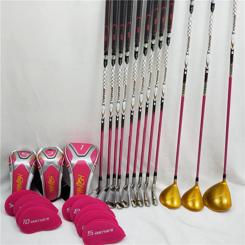 Golf Women Golf Clubs Set Complete Set Honma Beres IS-06 4 Star Graphite shaft L Flex/13Pcs with Golf Club Head Cover