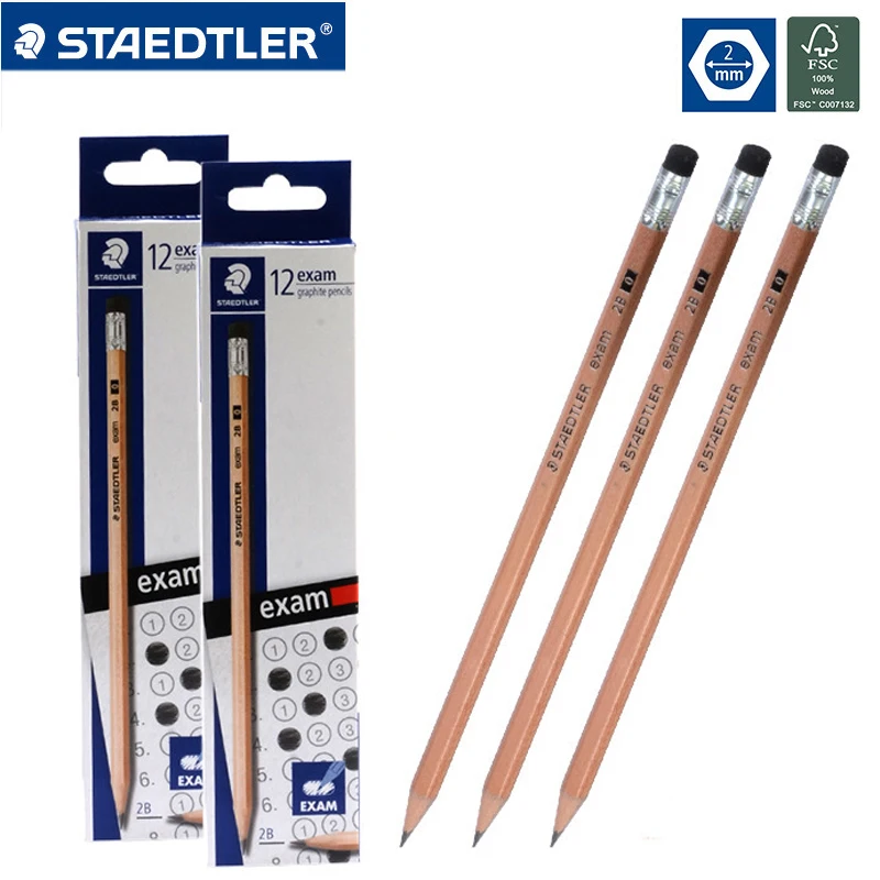 24 шт. STAEDTLER 2B карандаш карандаши для рисования пишущий канцелярские