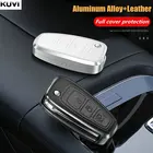 Кожаный Автомобильный складной чехол для ключей, чехол с полным покрытием для Ford Focus 2 3 MK3 ST RS Ecosport Kuga Escape Fiesta Fold C-Max S-Max Mondeo