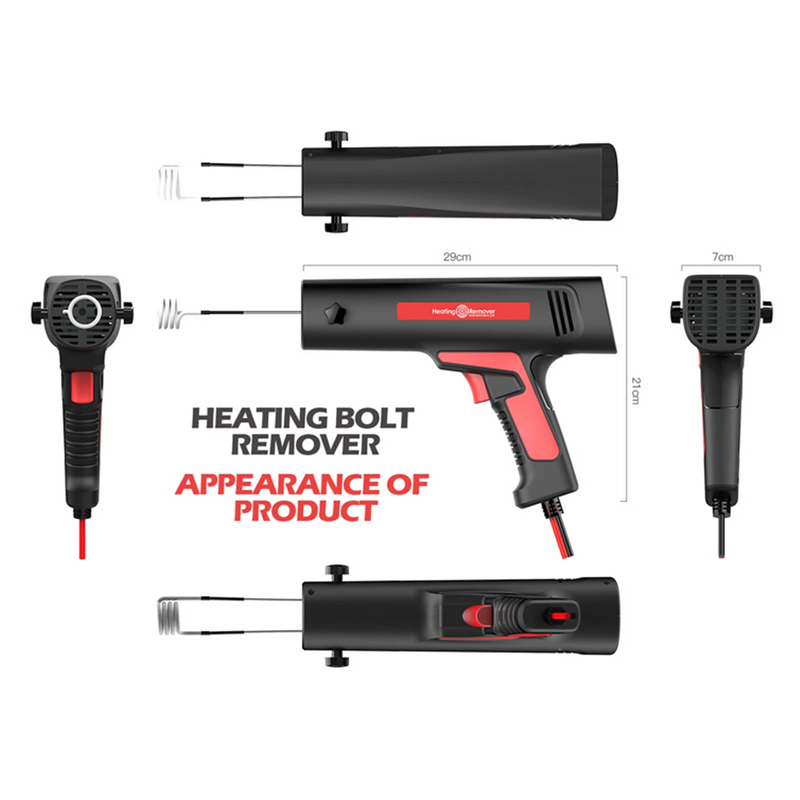 

220V/110V Hand-held Electromagnetic Induction Heater Repair Machine Tool Induction Heating Tool without Flame