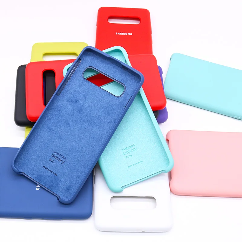 Чехол накладка Samsung для Galaxy (S10/ S10 Plus/ S10E/ S20/ S20 Ultra) силикон 9 цаветов|Бамперы| |