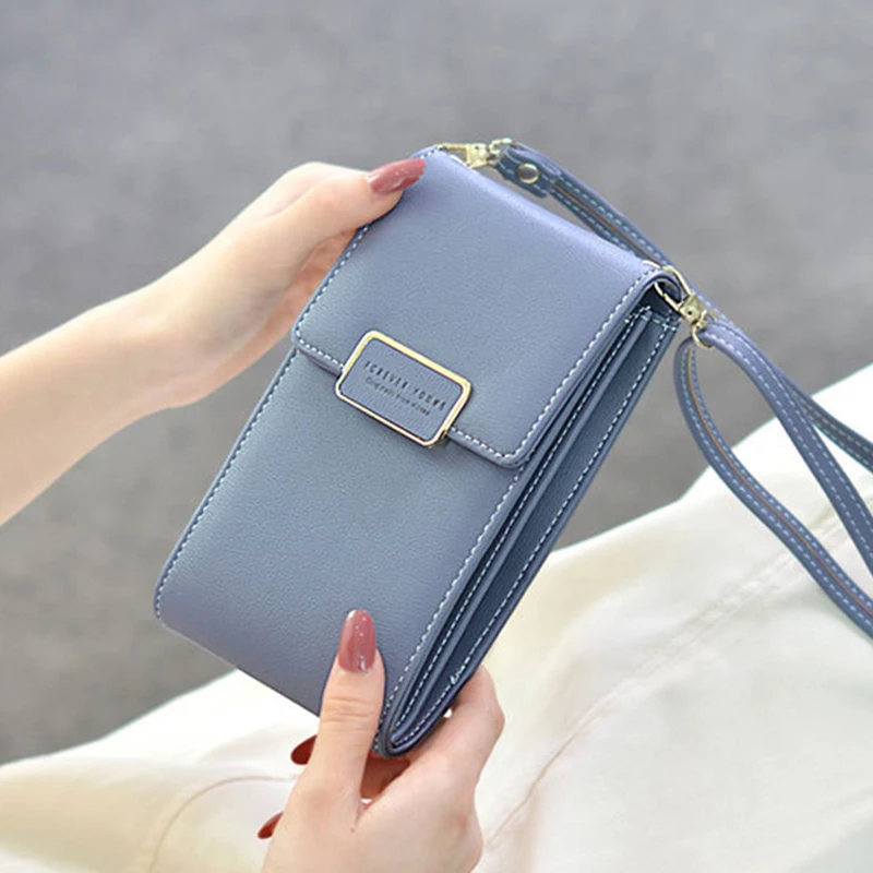 

Mini Crossbody Shoulder Bag Women High Quality Cell Phone Pocket Ladies Purse Clutch Fashion Leather Hasp Handbags