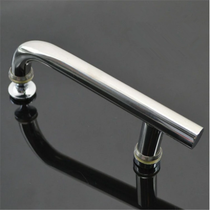 Серебряная нержавеющая сталь установка душевая стеклянная раздвижная дверь