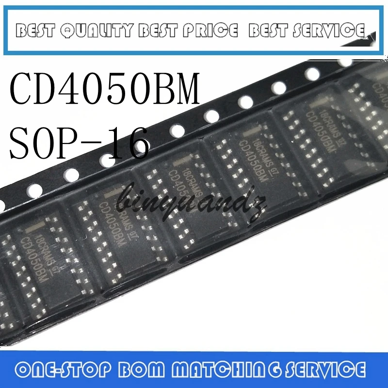 

10PCS-50PCS CD4050 CD4050B CD4050BM HCF4050 HEF4050BT SOP-16