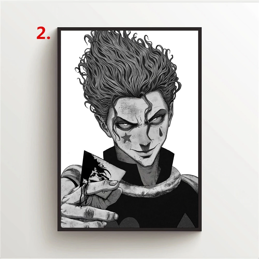 Классическое аниме настенное Искусство Декор для гостиной Охотник X Hunter Hisoka Morow