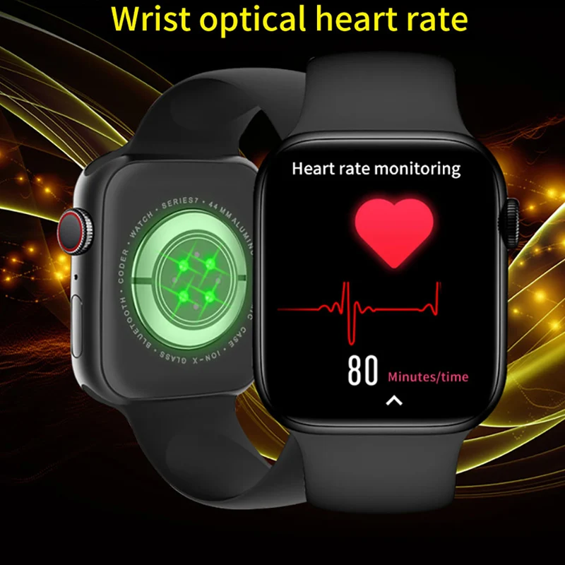 2022 Смарт-часы с NFC для мужчин и женщин Беспроводная зарядка 44 мм Циферблат вызов