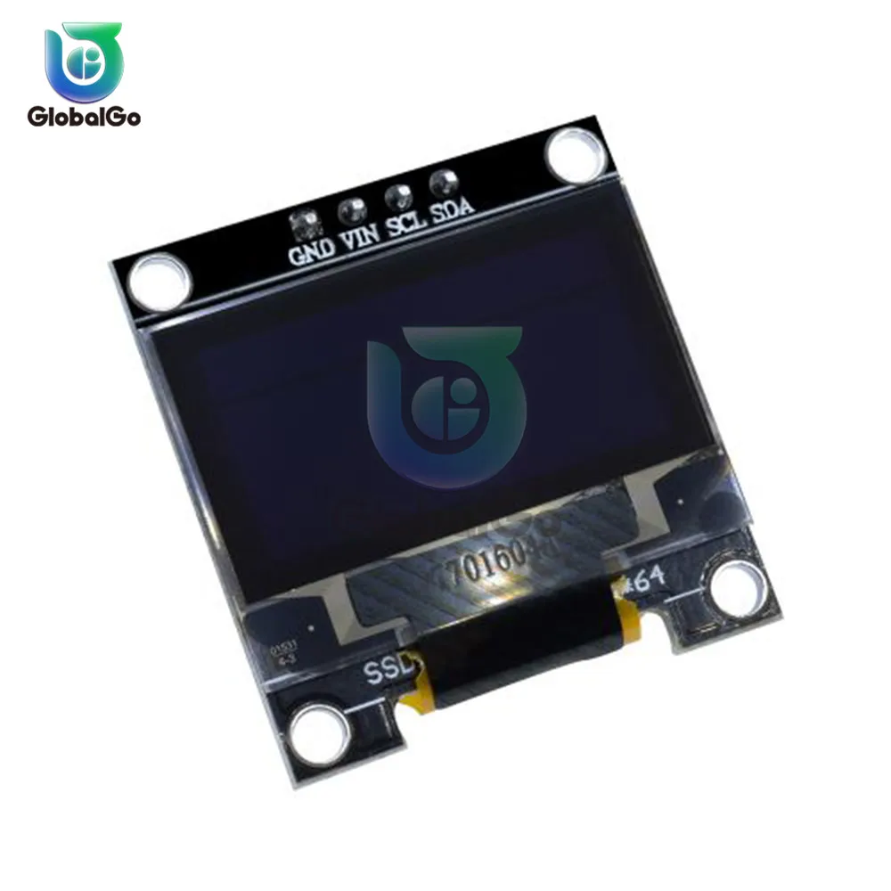 Модуль ЖК дисплея 0 96 дюйма IIC Серийный желтый синий 128X64 I2C SSD1306 12864 плата с экраном
