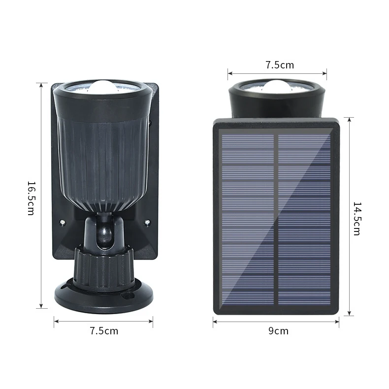 Многофункциональная Новая энергосберегающая лампа регулируемая солнечная