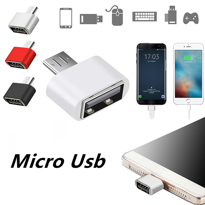 Портативный высокоскоростной преобразователь данных OTG Micro USB - Цена: 2.72