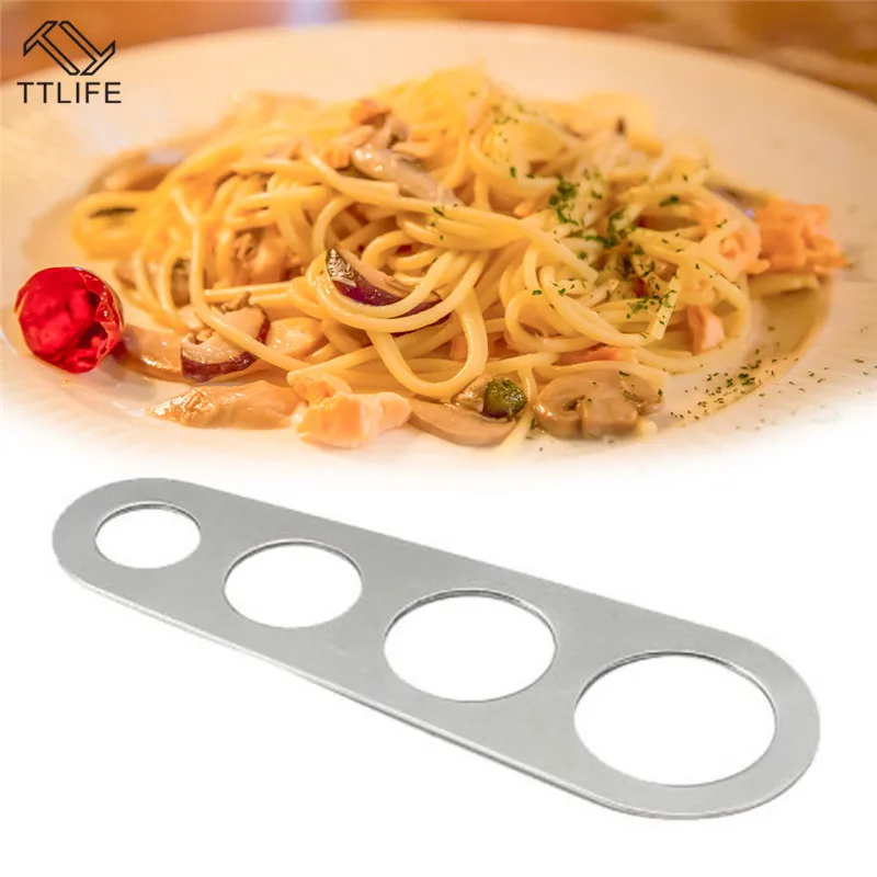 TTLIFE Нержавеющая сталь Измеритель для спагетти Паста Лапша измерения легко