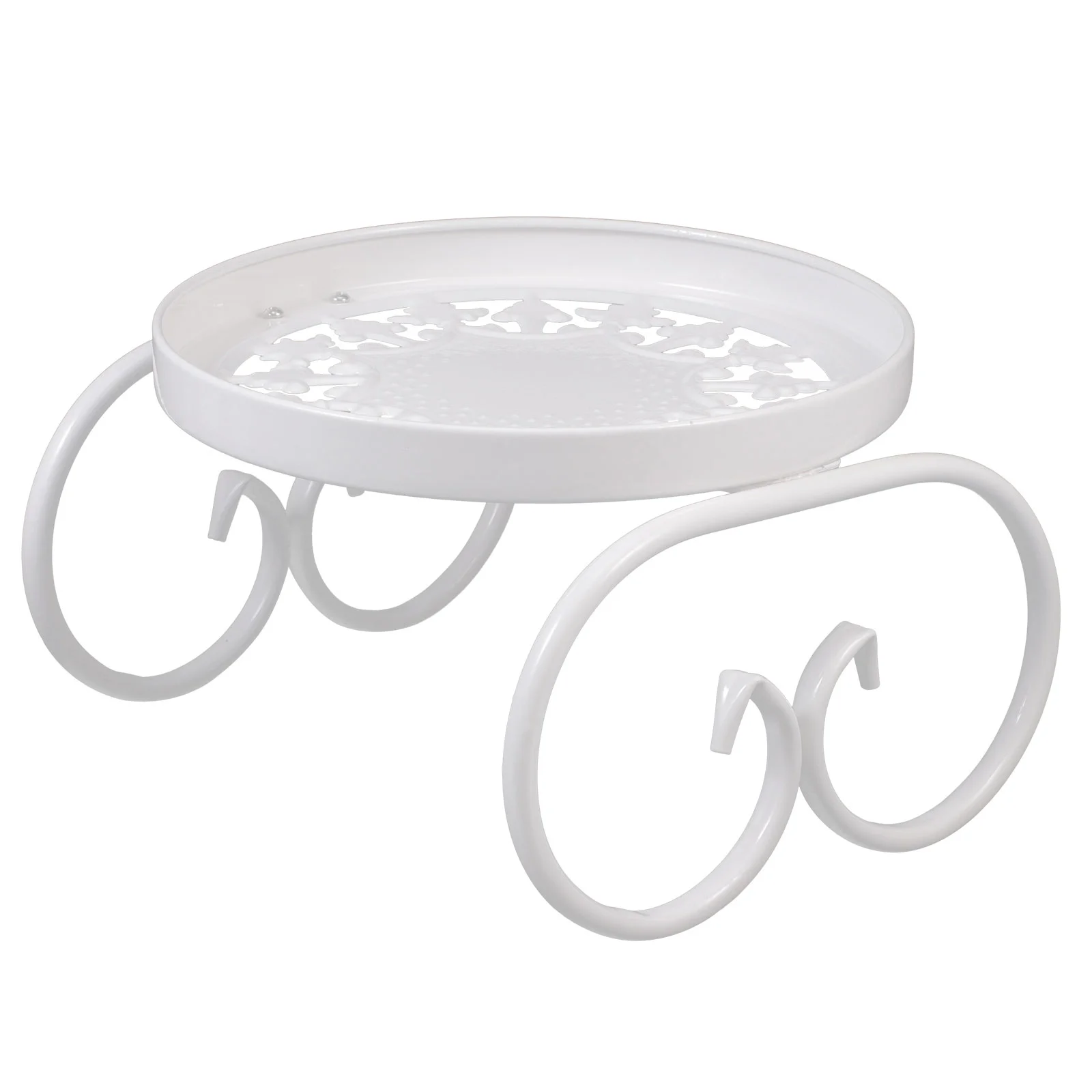 

1pc Potted Plant Stand Iron Art Flower Pot Rack European Style Flower Pot Stand