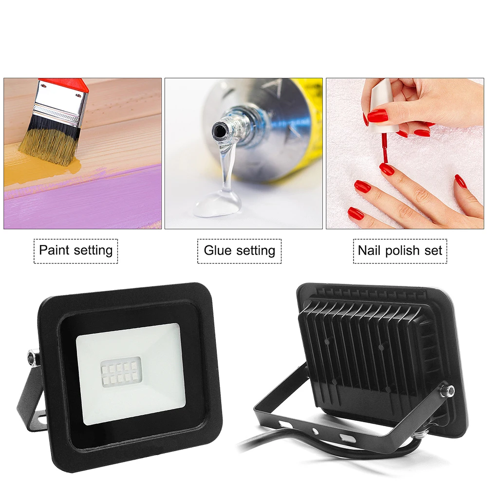 УФ-светодиодсветодиодный лампа для отверждения смолы 10 Вт SLA 3D-принтера/DLP