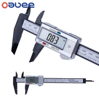 150mm 100mm electronic digital caliper 6 inch vernier caliper gauge micrometer measuring tool digital ruler with battery