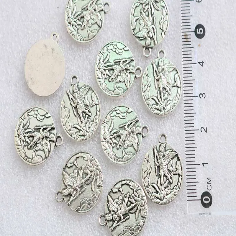 Religious Saint Michael Pendant Protection Medal Amulet Holy Catholic Angel | Украшения и аксессуары