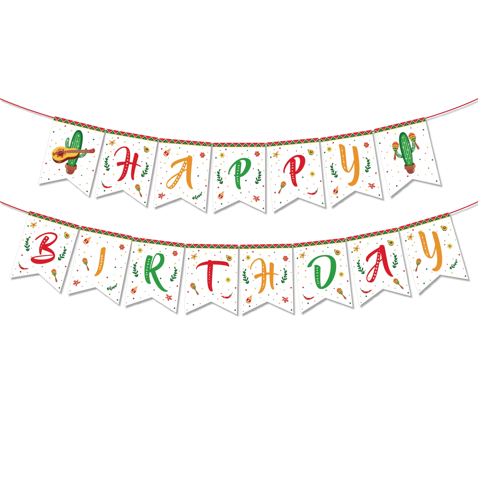 Красочные кактусы BA271 мексиканвечерние пятерка вечеринка счастливая фотография