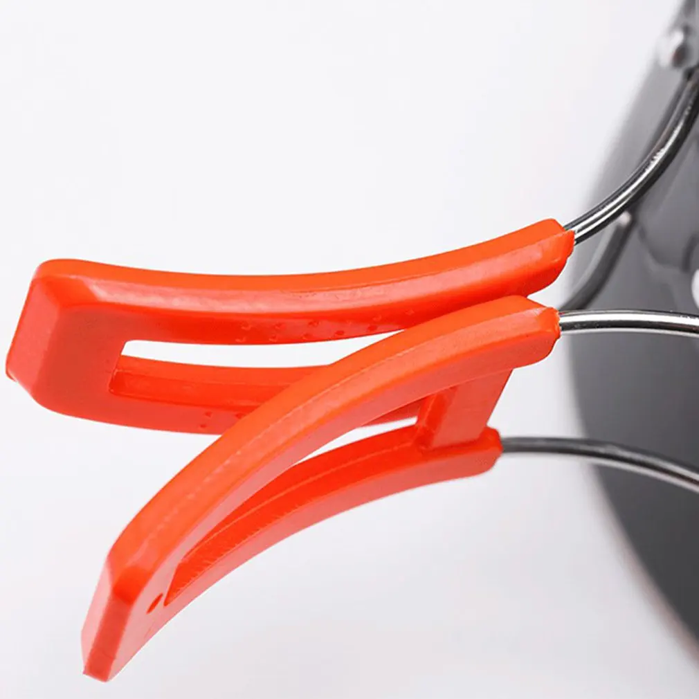 

3pcs/set Skillet Frying Pan Teapot Portable Camping Pot Kettle Camping Equipment Outdoor Teapot For 2-3 People