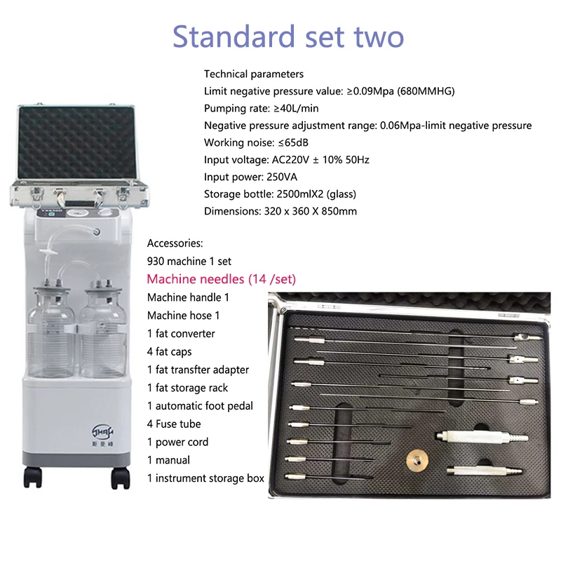 

Fat Remove Suction Machine Fat Aspiration Needle Device Liposuction Equipment