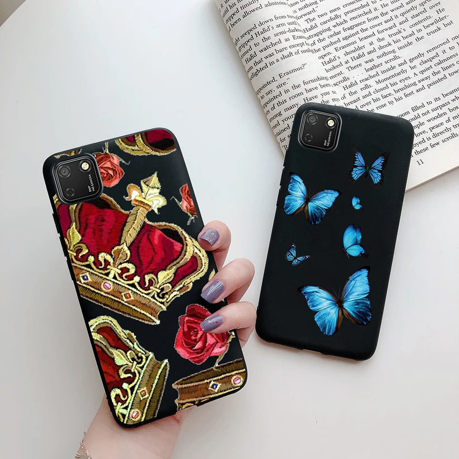 honor 9s silicon case for huawei y5p 2020 cover love heart flower soft tpu phone case for huawei y5p dra lx9 honor 9s 9 s fundas free global shipping